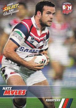 2008 Select NRL Champions #164 Nate Myles Front